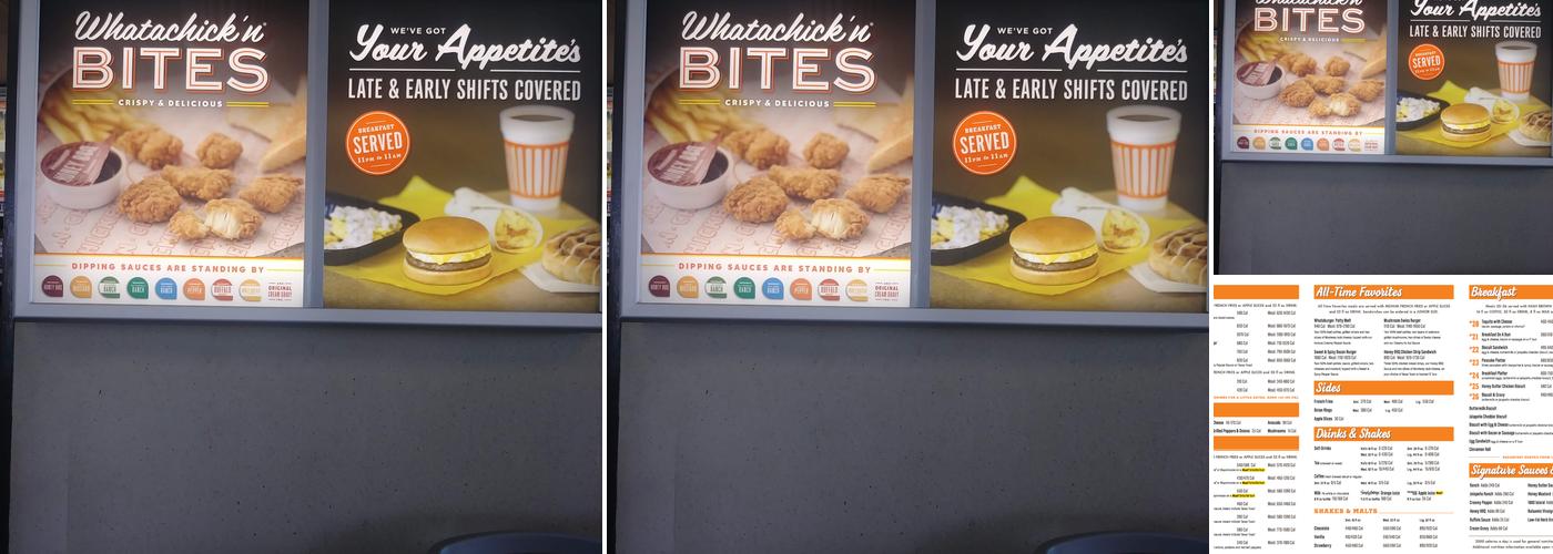 Whataburger Menu