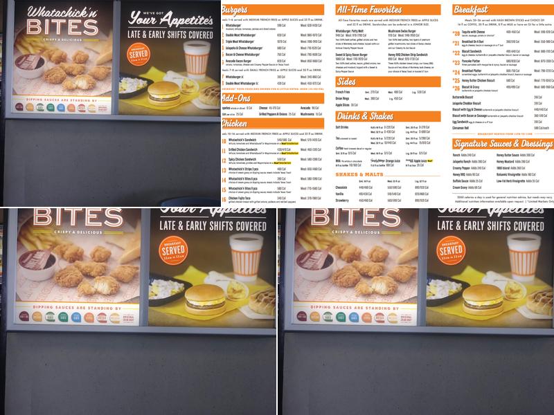 Whataburger Menu