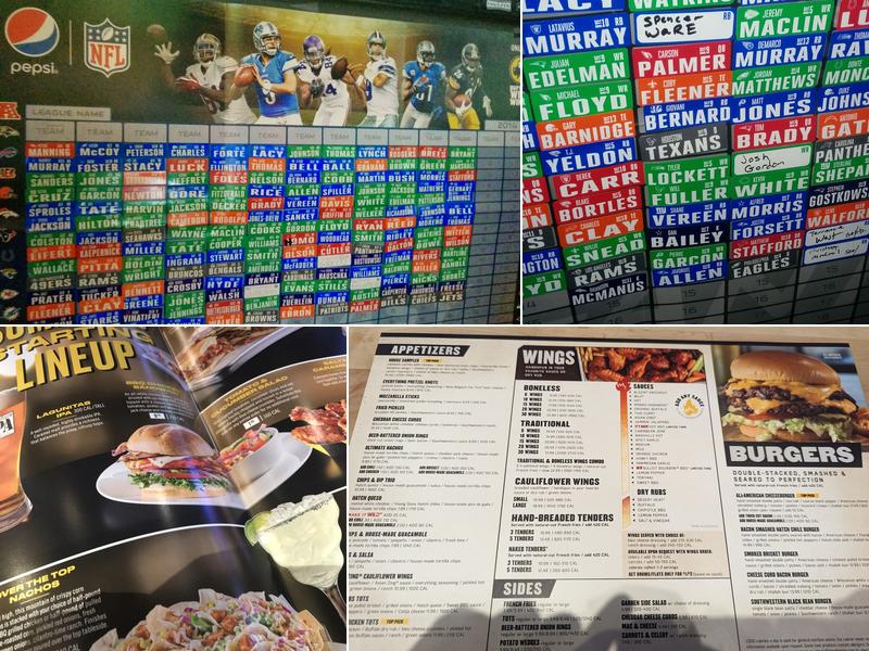 Buffalo Wild Wings Menu