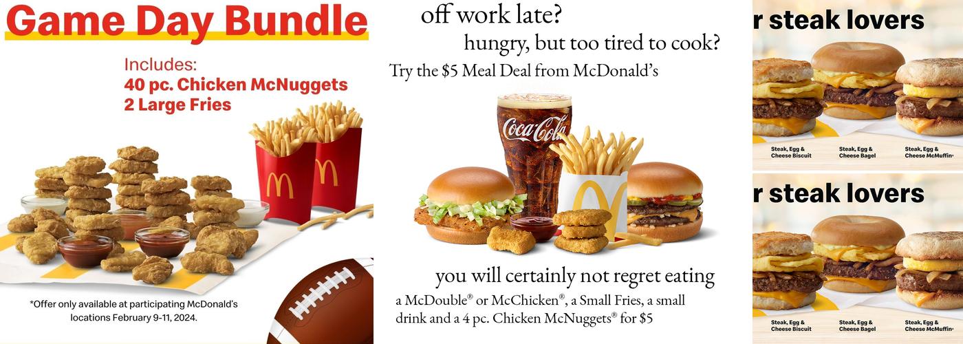 McDonald's Menu