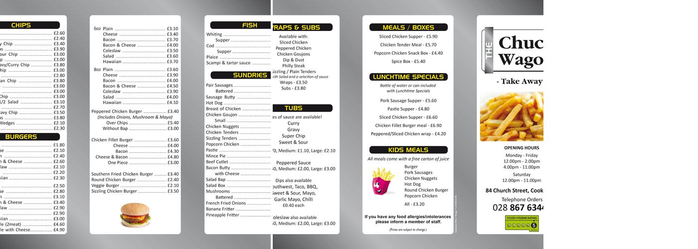 The Chuck Wagon Menu