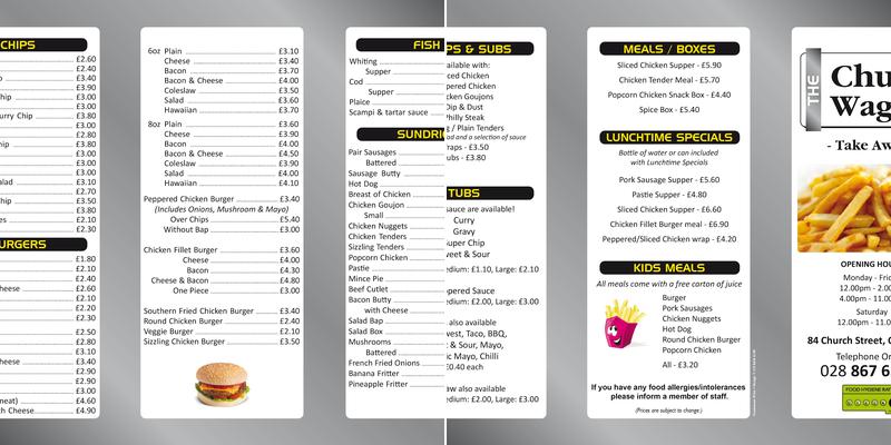 The Chuck Wagon Menu