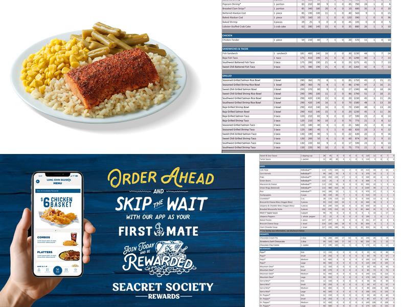 Long John Silver's Menu