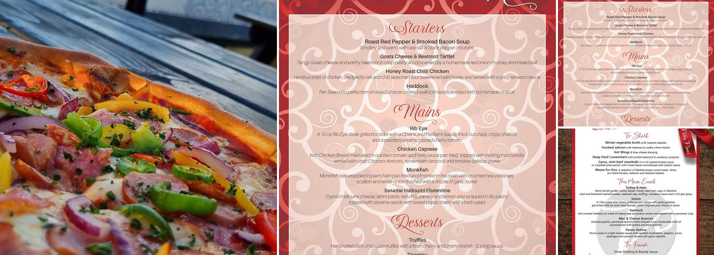Villa Vinci Cookstown Menu