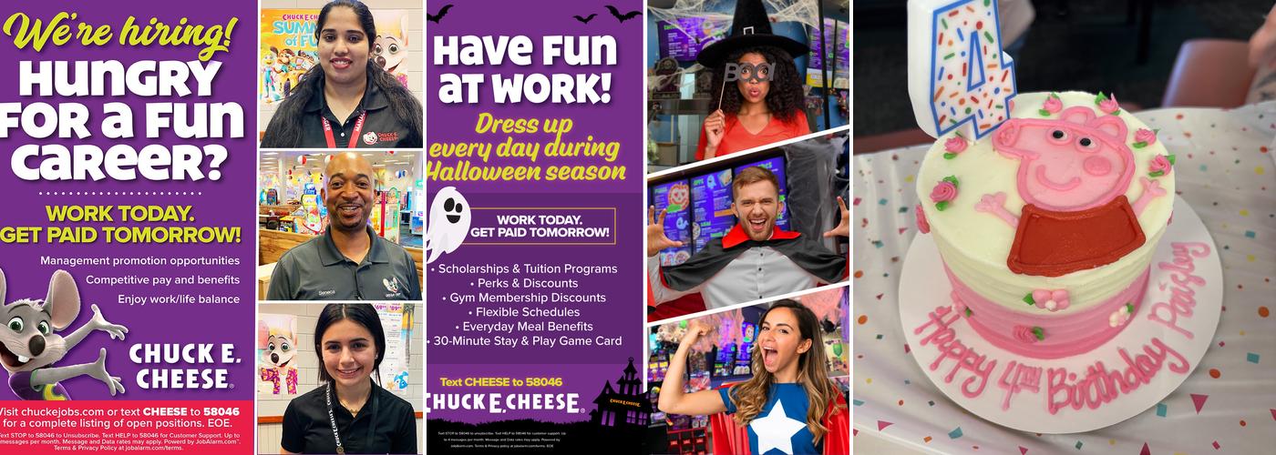 Chuck E. Cheese Menu