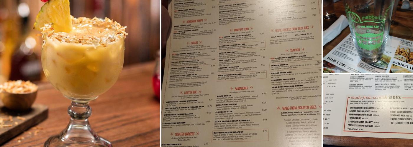 Cheddar's Scratch Kitchen Menu