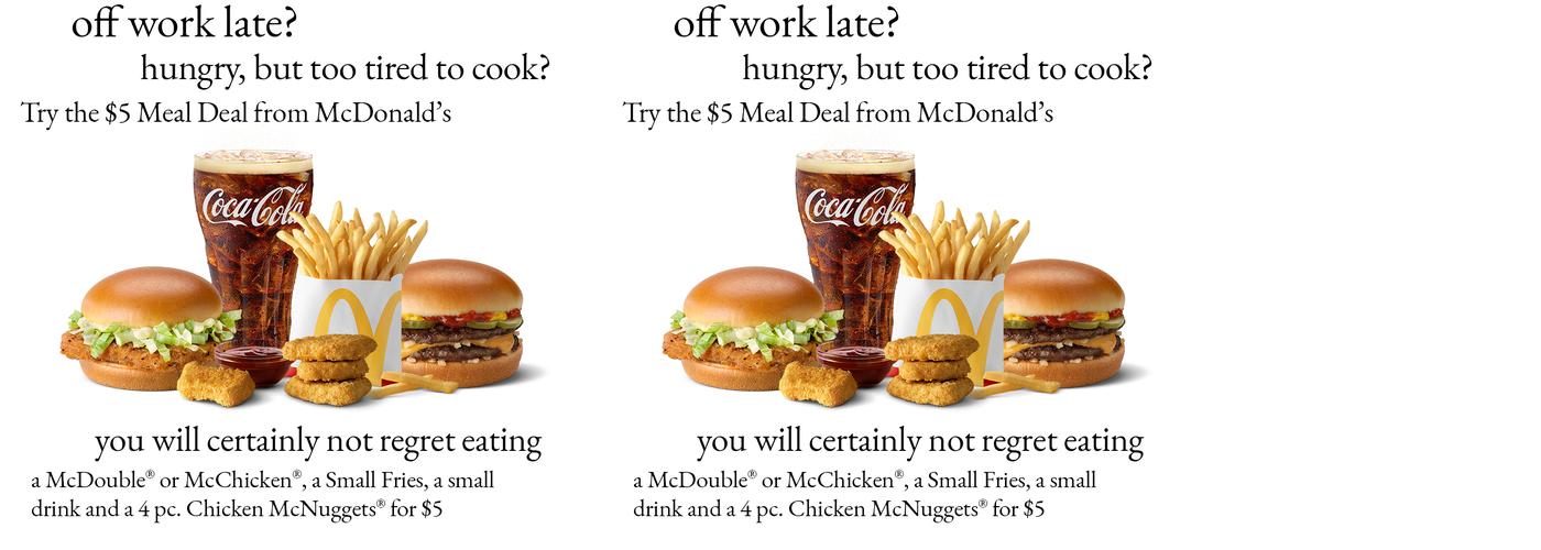 McDonald's Menu