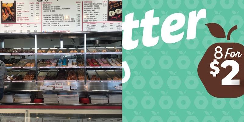 Shipley Do-Nuts Menu