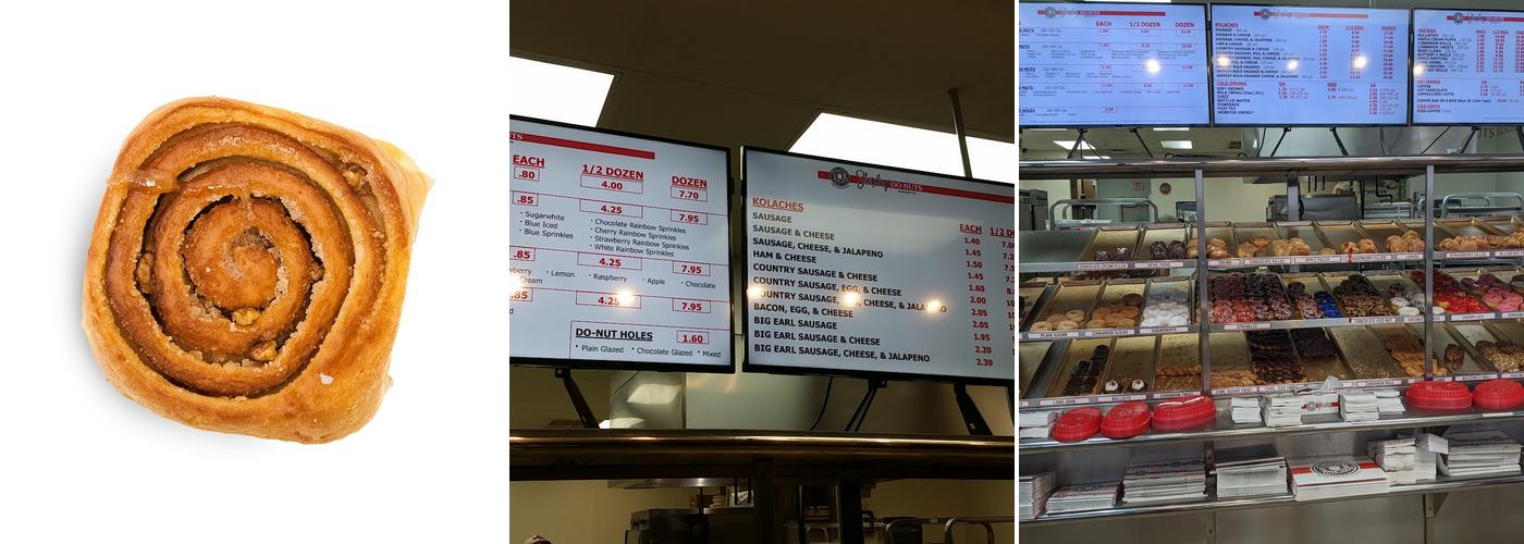 Shipley Do-Nuts Menu