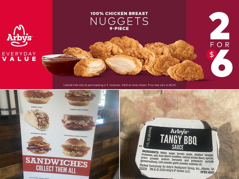 Arby's Menu