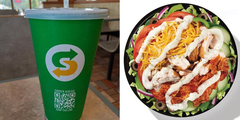 SUBWAY Menu