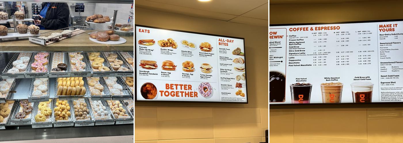 Dunkin' Menu