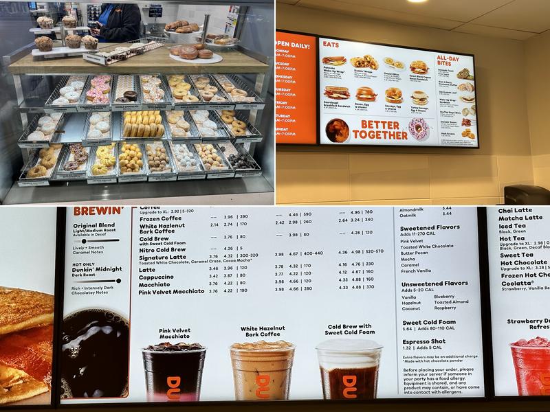 Dunkin' Menu