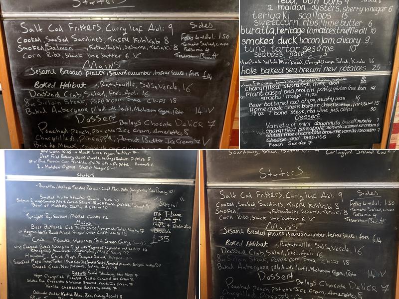 Royal Harbour Brasserie Menu