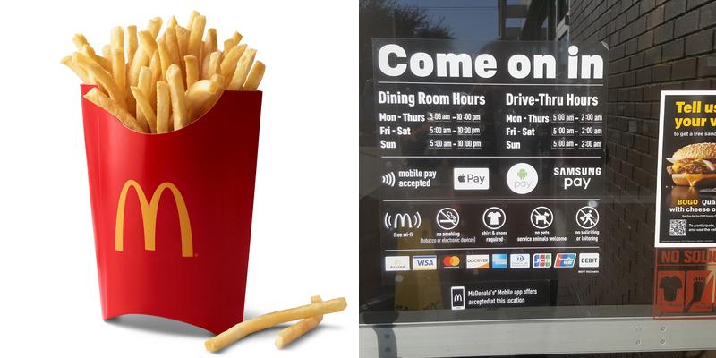 McDonald's Menu