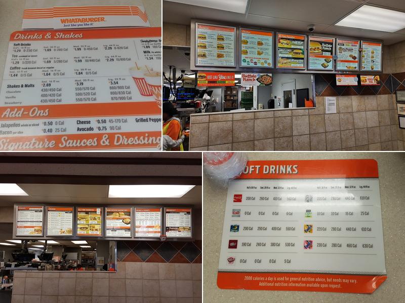 Whataburger Menu