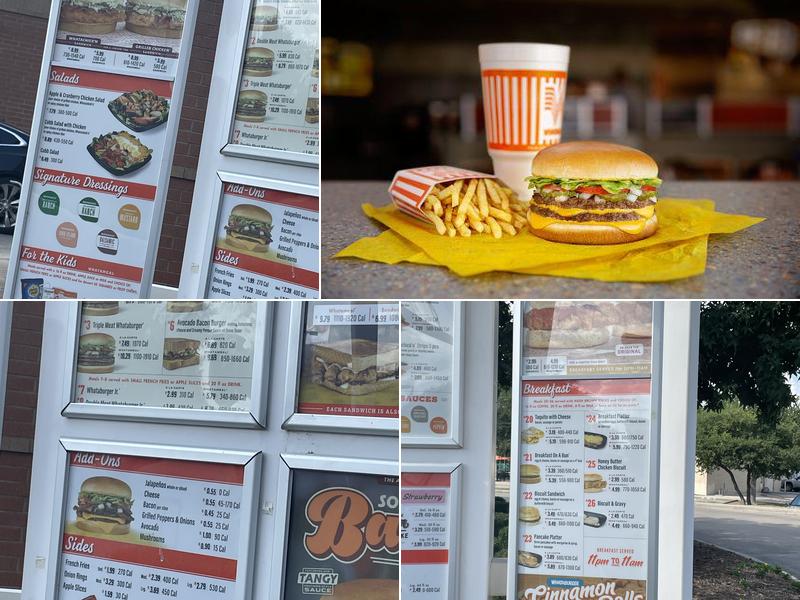 Whataburger Menu