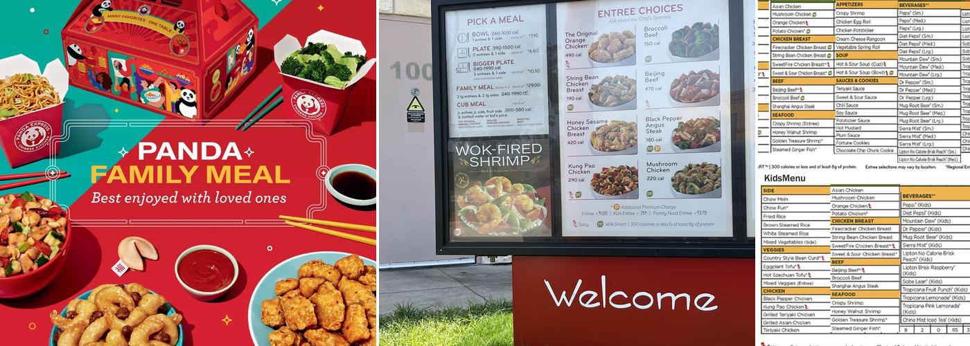 Panda Express Menu