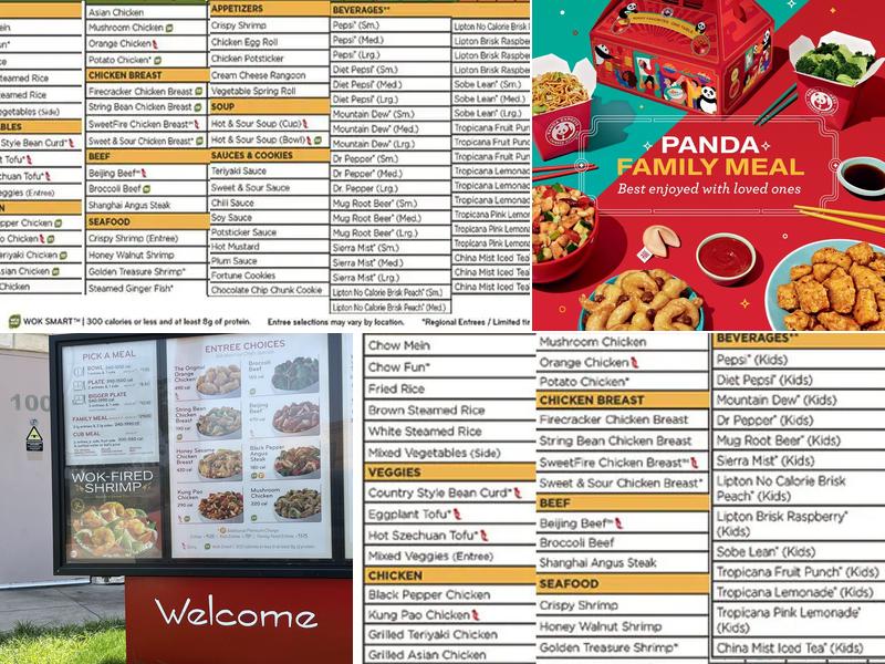 Panda Express Menu