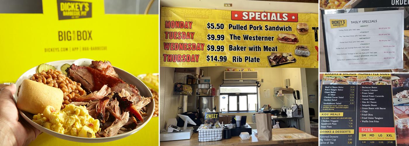 Dickey's Barbecue Pit Menu