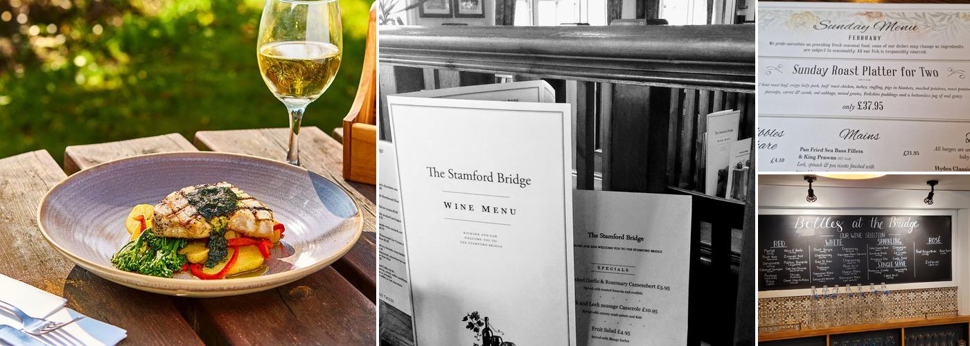 Stamford Bridge Inn Menu