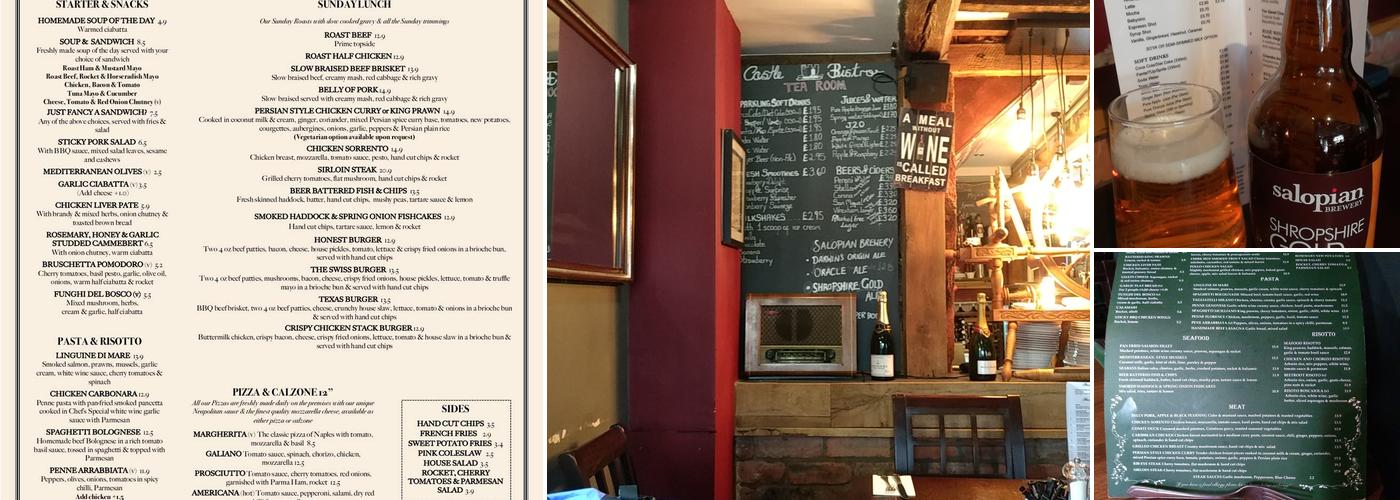 Castle Bistro, Tearoom & Wine Bar Menu