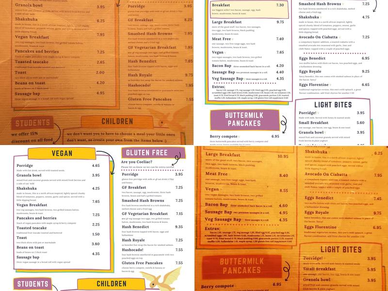 m'Eating Point Menu