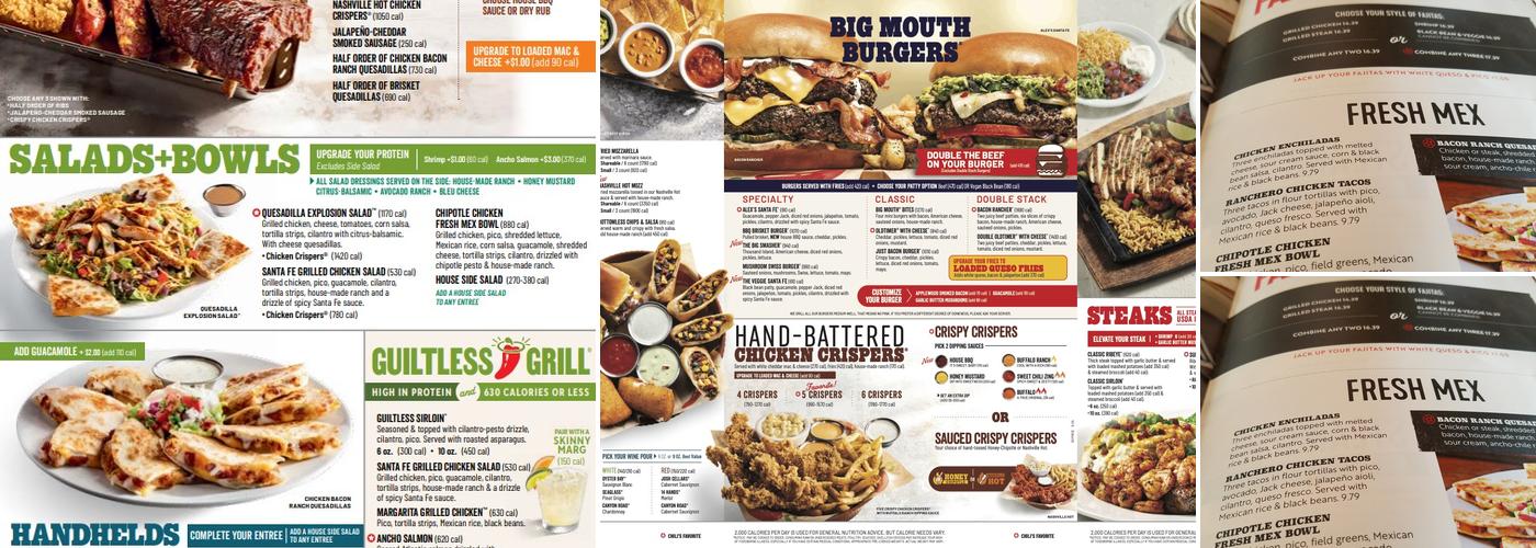 Chili's Grill & Bar Menu