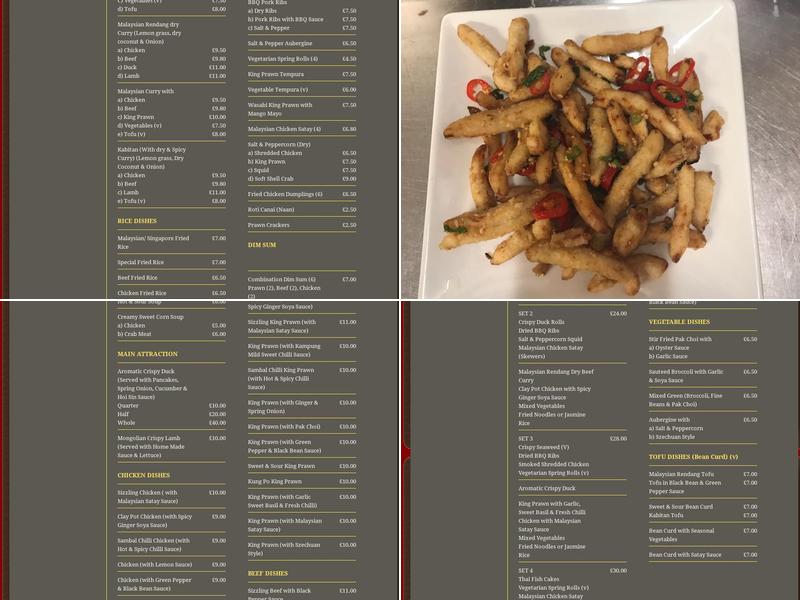 Longhouse Malaysian Fusion Menu