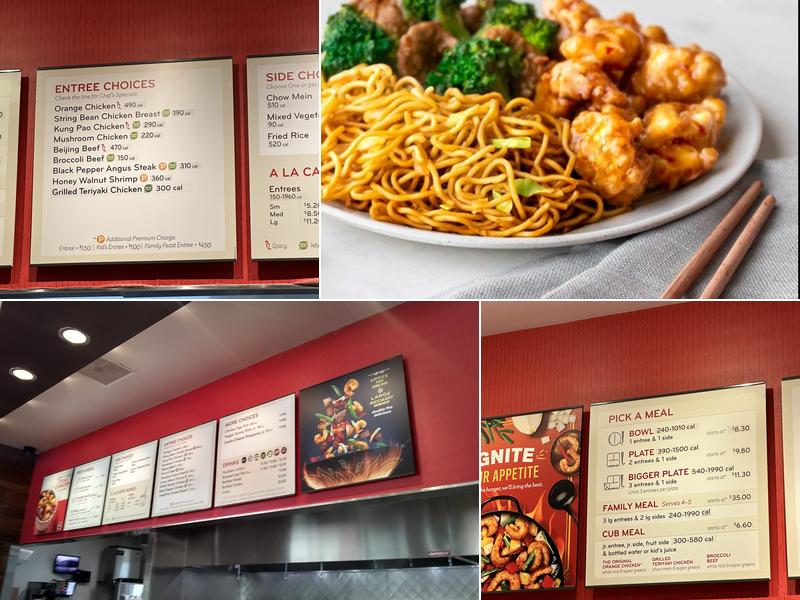 Panda Express Menu