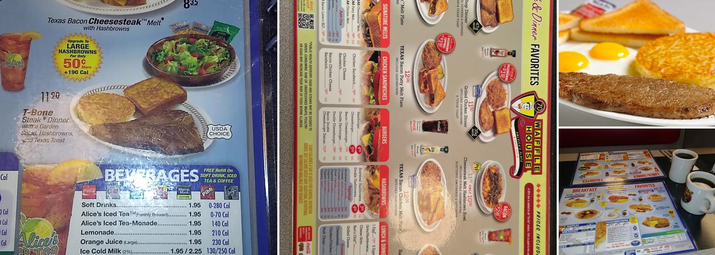 Waffle House Menu