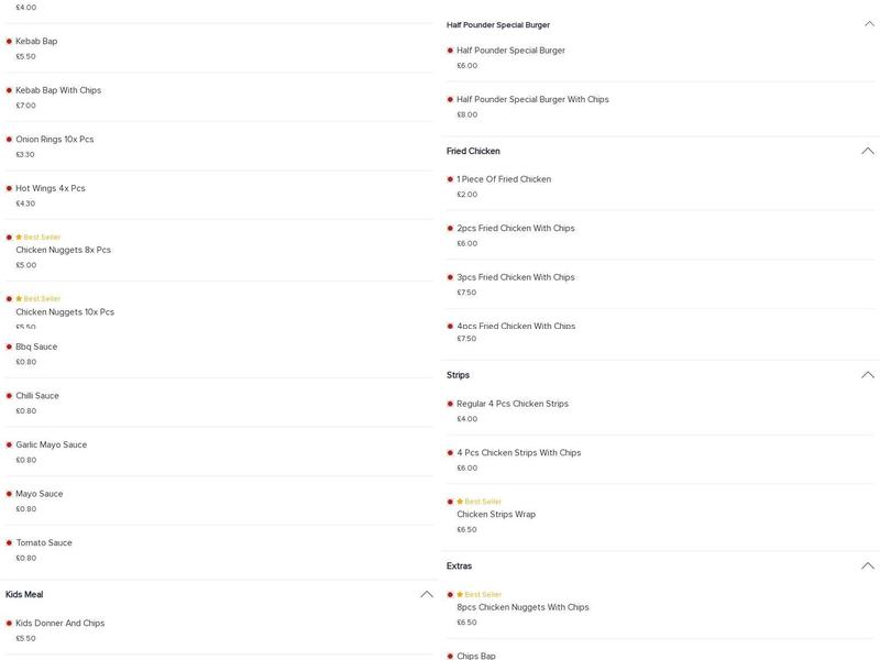 Dilan Kebab House Menu