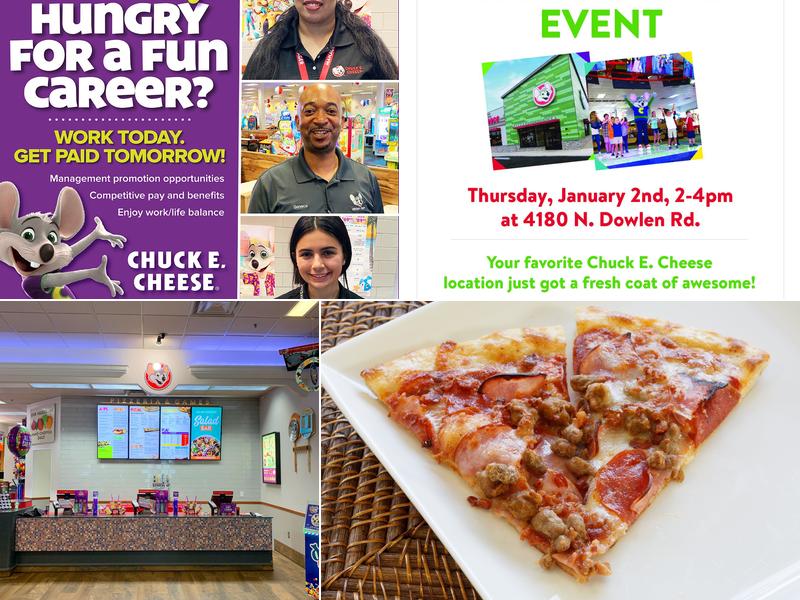 Chuck E. Cheese Menu