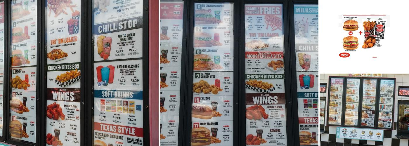 Checkers Menu