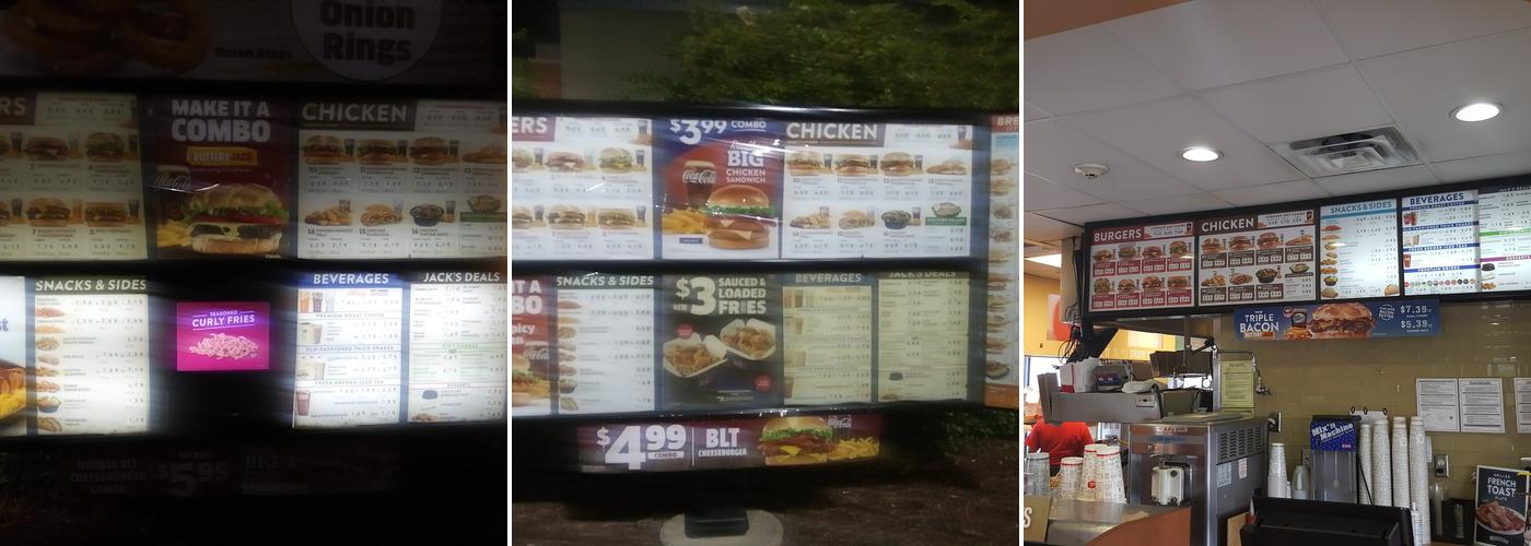Jack in the Box Menu