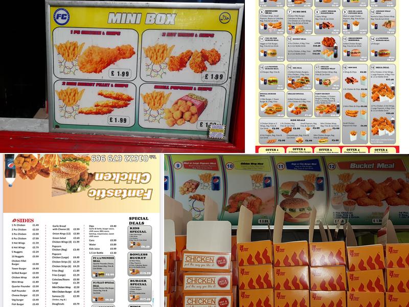 Fantastic Chicken Menu