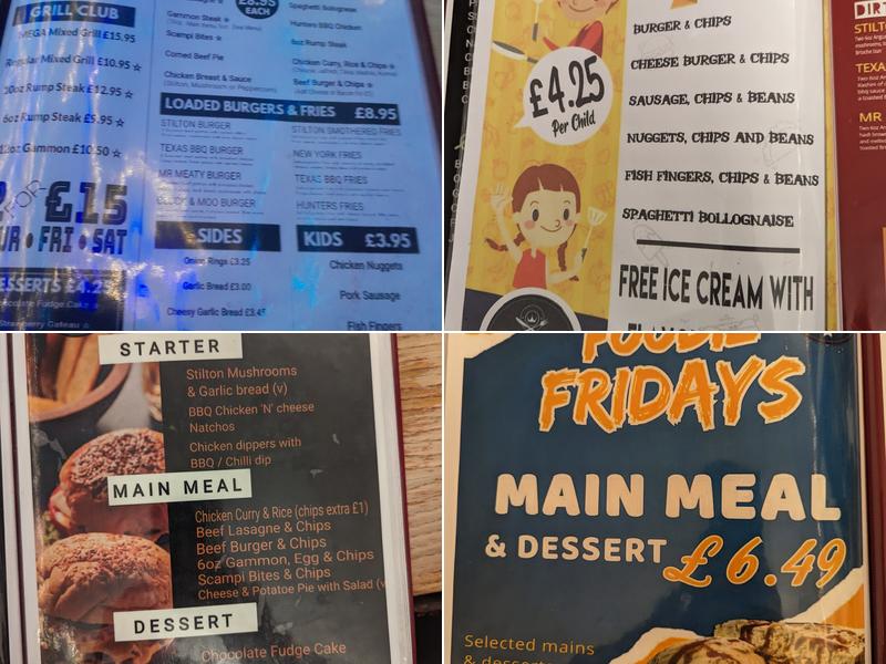 The Ivor Hael Hotel Menu