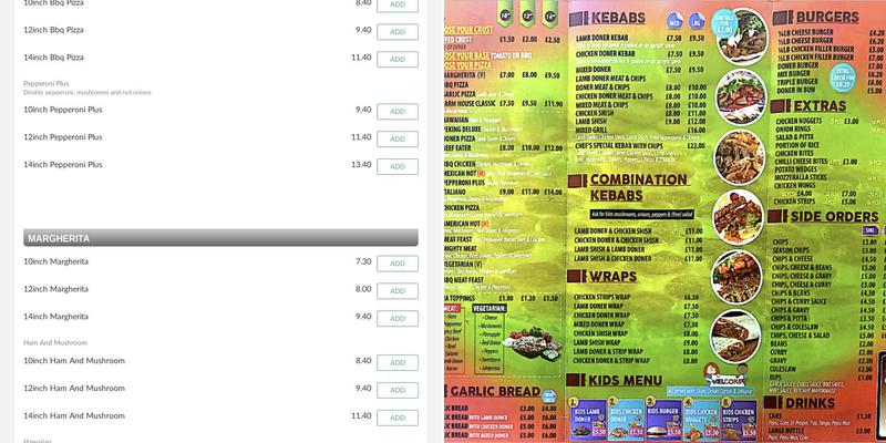 Istanbul Kebab Menu