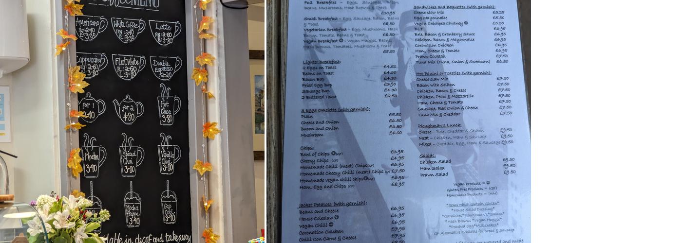 Truly Scrumptious Menu