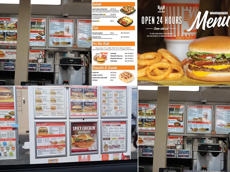 Whataburger Menu