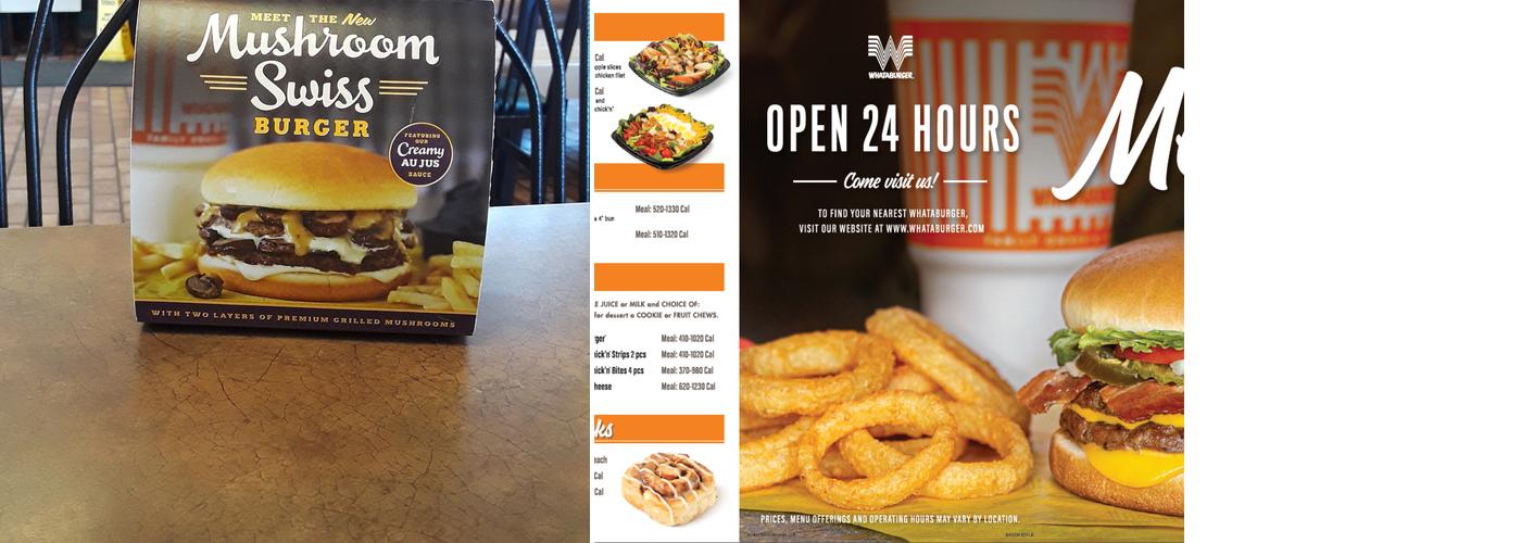 Whataburger Menu