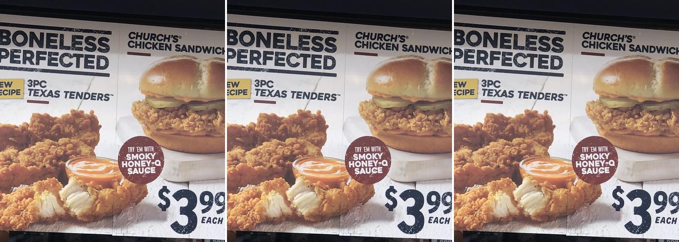 Church's Texas Chicken Menu