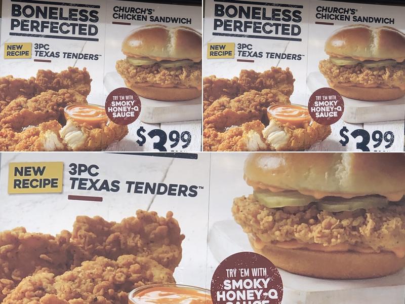 Church's Texas Chicken Menu