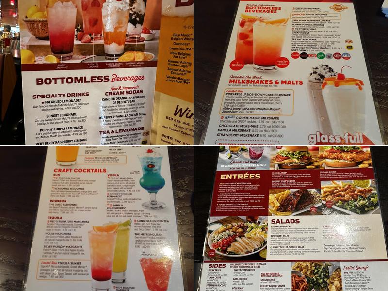 Red Robin Gourmet Burgers and Brews Menu