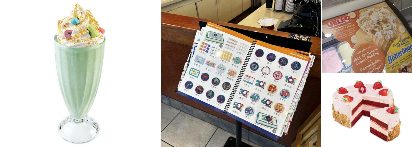 Cold Stone Creamery Menu