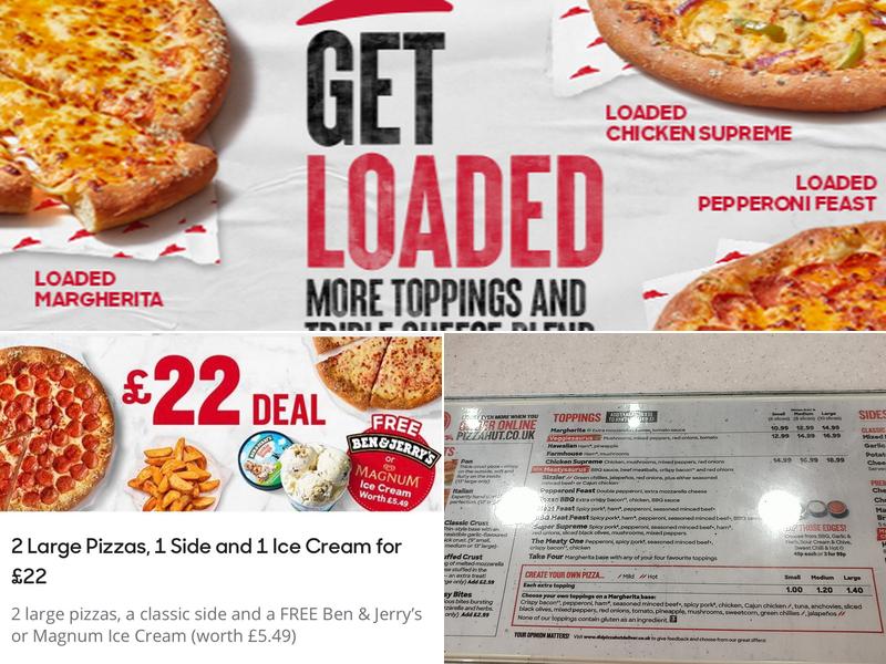 Pizza Hut Delivery Menu