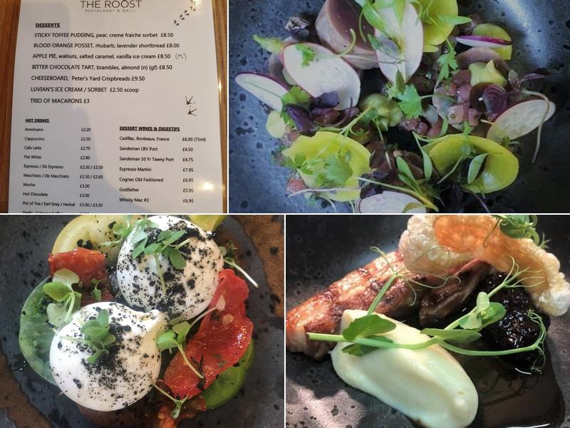 The Roost Restaurant Menu