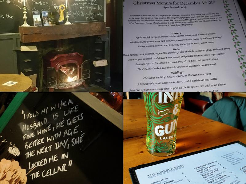 The Kirkstyle Inn Menu