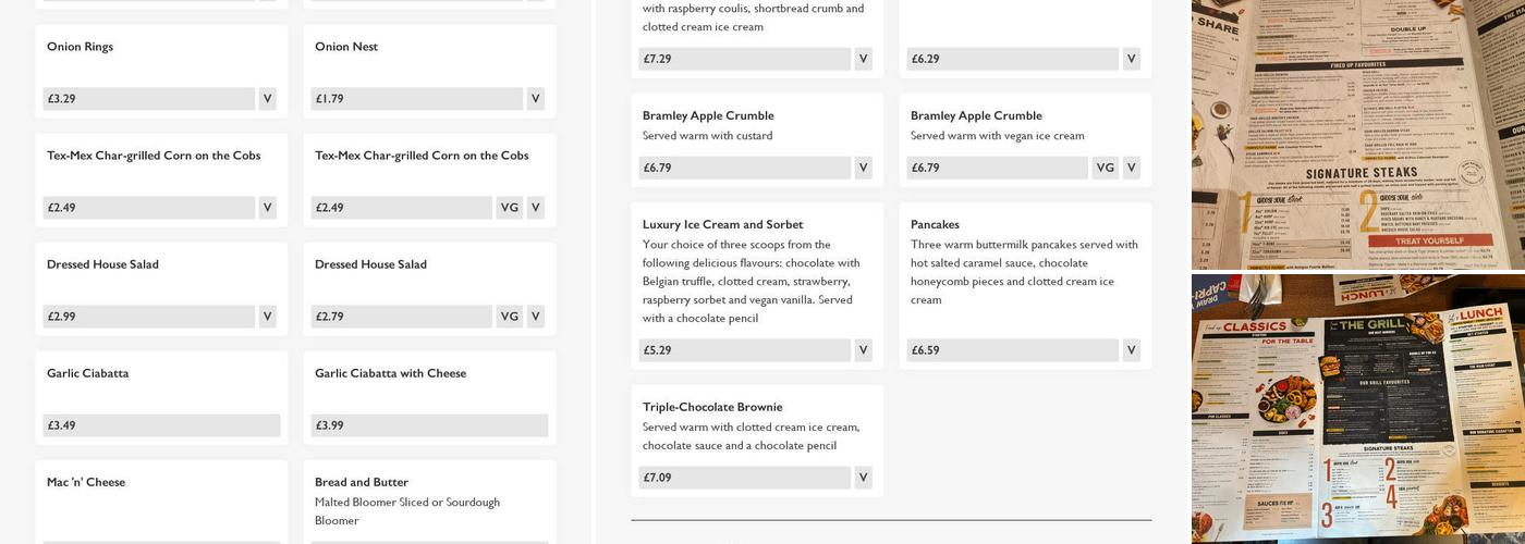 The Bell Tree - Pub & Grill Menu