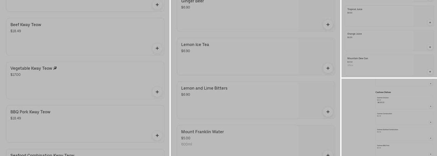 Stephens Chinese Take Away Menu